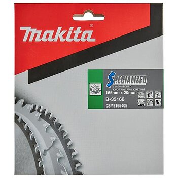 Диск пиляльний по дереву Makita Specialized 165х1,3х20мм (B-33168)