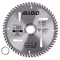 Диск пиляльний по дереву Alloid 180х25,40/22,20 мм (WS-18060)