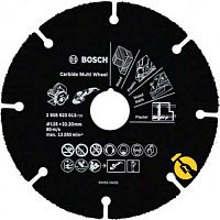 Круг отрезной по дереву и металлу Bosch Multi Wheel HM 125х1х22,23 мм (2608623013)