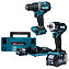 Набір інструментів акумуляторних Makita (SET-TW005GD201-0825)