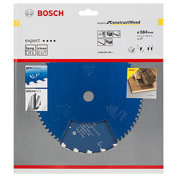 Диск пильный по дереву Bosch Expert for Construct 184х1,3x16мм (2608644138)
