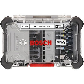 Набір біт ударних Bosch PRO Impact 1/4" 31 шт. (2608521U71)