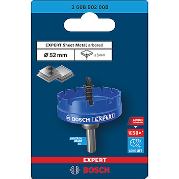 Коронка по металу Bosch Expert Sheet Metal Arbored HS 52 мм (2608902008)