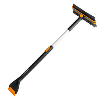 Щетка со шкребком телескопическая Fiskars X-series поворотная (1078492)