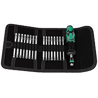 Отвертка динамометрическая с набором бит WERA Kraftform Kompakt 60 Torque 1,2-3,0 Нм 17 шт. (05059293001)
