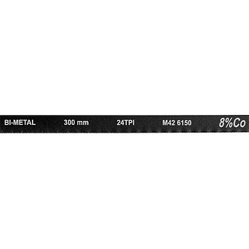 Полотно ножовочное по металлу VOREL BI-мет M42 + CrV 6150 + Co 8% 300 мм 2 шт. (27542)