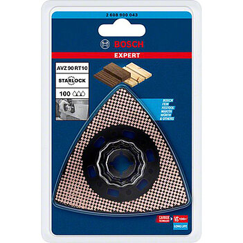 Подошва шлифовальная Bosch Starlock AVZ 90 RT10 90х90х90мм (2608900043)