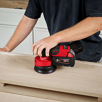 Шлифмашина эксцентриковая аккумуляторная Milwaukee M18 FROS125-0B (4933498253) - без аккумулятора и зарядного устройства