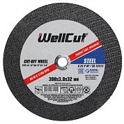 Круг отрезной по металлу WellCut 300x3,0x32,00мм (WCM30030)
