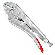 Клещи зажимные KNIPEX Cr-V 180 мм с круглыми губками (41 04 180)