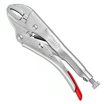 Кліщі затискні KNIPEX Cr-V 180 мм з круглими губками (41 04 180)