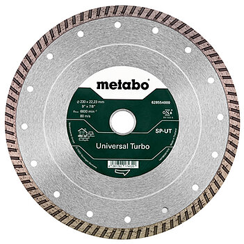 Диск алмазний турбо Metabo SP-UT 230x22,23 мм (628554000)