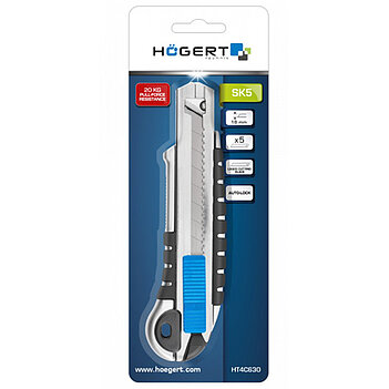 Нож для отделочных работ Hoegert SK5 (HT4C630)