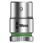 Головка торцевая 6-гранная WERA Zyklop 8790 HMA Cr-V 1/4" 9 мм (05003508001)