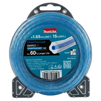 Тример електричний Makita + волосінь 1,65 мм/15 м 2 шт. (SET-UR3000-0726)