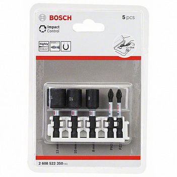 Набор бит Bosch Impact Control 1/4" 5 шт (2608522350)