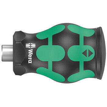 Викрутка з набором біт WERA Kraftform Kompakt Stubby Magazin 4 7 шт. коротка (05008877001)