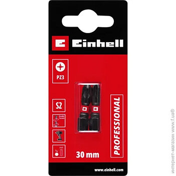 Біта ударна Pozidriv Einhell S2 1/4" PZ3 2 шт. (132060)