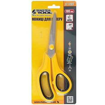 Ножницы хозяйственные MASTERTOOL (17-1195)