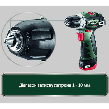 Аккумуляторная дрель-шуруповерт Metabo PowerMaxx BS BL (601721500)