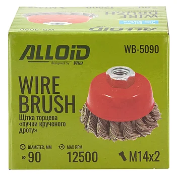 Щітка дротяна Alloid 90 мм (WB-5090)