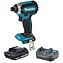 Гвинтоверт ударний акумуляторний Makita + акумулятор + зарядний пристрій (SET-DTD153Z-0726)
