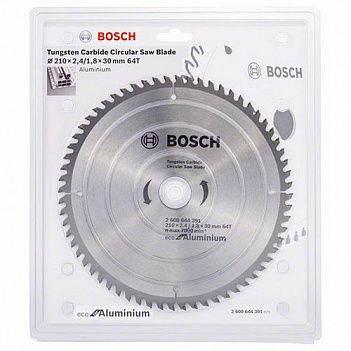 Диск пильный по алюминию Bosch Eco for Aluminium 210x30мм (2608644391)
