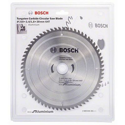 Диск пильный по алюминию Bosch Eco for Aluminium 210x30мм