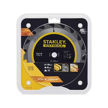 Диск пильный по дереву Stanley 190х16,0мм (STA15370)