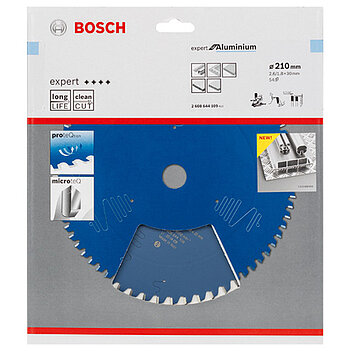Диск пиляльний по алюмінію Bosch Expert for Aluminium 210х1,8x30мм (2608644109)
