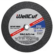 Круг отрезной по металлу WellCut 350x3,0x25,40мм (WСM35030)