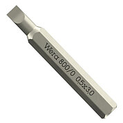 Біта Slotted WERA 800/0 Micro 4 мм 3,0 мм 1 шт. (05058105001)