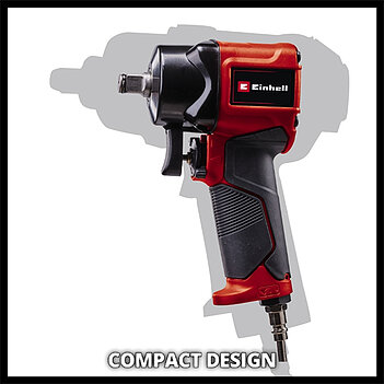Гайковерт пневматичний Einhell TC-PW 610 Compact 1/2" з приладдям (4138965)