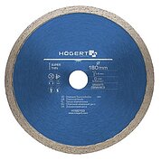 Диск алмазний суцільний Hoegert 180х25,4х1,8 мм (HT6D703)