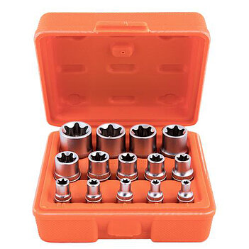 Набор головок Torx Alloid 1/4", 3/8", 1/2" 14 шт. (НГЕ-424K) Набор головок Torx Alloid 1/4", 3/8", 1/2" 14 шт. (НГЕ-424K)