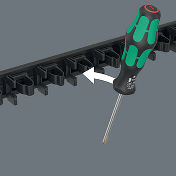 Набор отверток комбинированный WERA 9650 Magnetic rail Kraftform 9 шт. (05051012001)