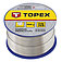 Припой TOPEX Sn60Pb40 1,0 мм 100 г с флюсом (44E522) Припой TOPEX Sn60Pb40 1,0 мм 100 г с флюсом (44E522)
