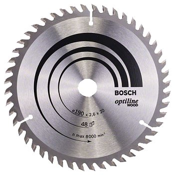 Диск пильный по дереву Bosch Optiline Wood 190x20 мм (2608640614)