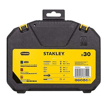 Набір свердел і біт Stanley 30 шт (STA7183)