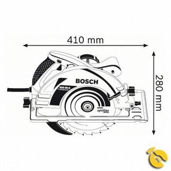 Пила дисковая Bosch GKS 85 G L-Boxx (060157A901)