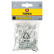 Заклепки алюмінієві TOPEX 3,2х8,0 мм 50 шт. (43E301)