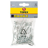 Заклепки алюминиевые TOPEX 3,2х8,0 мм 50 шт. (43E301)