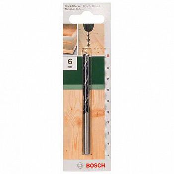Сверло по дереву Bosch 6x92мм 1шт (2609255203)