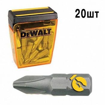 Бита Phillips DeWalt 1/4" PH2 20шт (DP41)