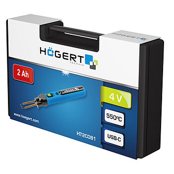 Термостеплер аккумуляторный Hoegert 4 V (HT2C081)