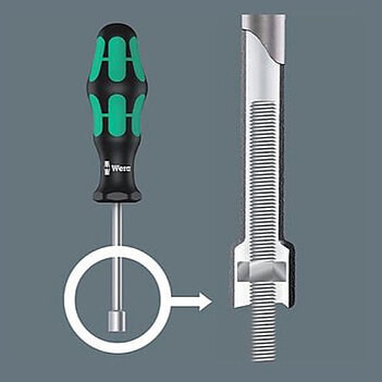 Набор инструмента диэлектрических WERA Kraftform Kompakt SH 1 1/4" 25 ед. 6PT (05135927001)