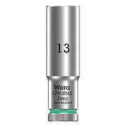 Головка торцевая 6-гранная удлиненная WERA 8790 HMB Deep Cr-V 3/8" 13 мм (05004535001)