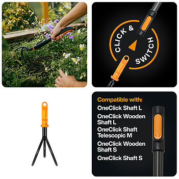 Насадка-культиватор Fiskars OneClick (1080686)