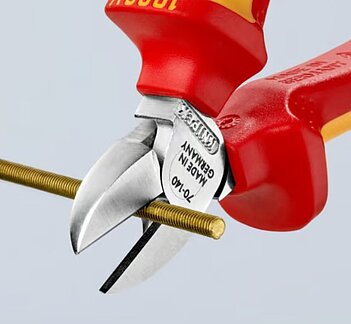 Бокорезы диэлектрические KNIPEX прецизионные 140 мм 1000V (70 06 140)