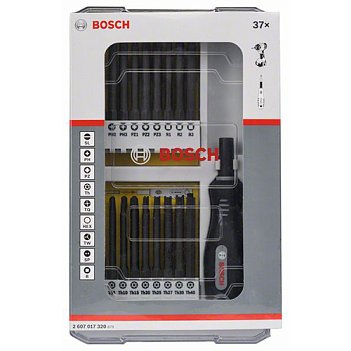 Набор бит Bosch 1/4" 37ед. (2607017320)